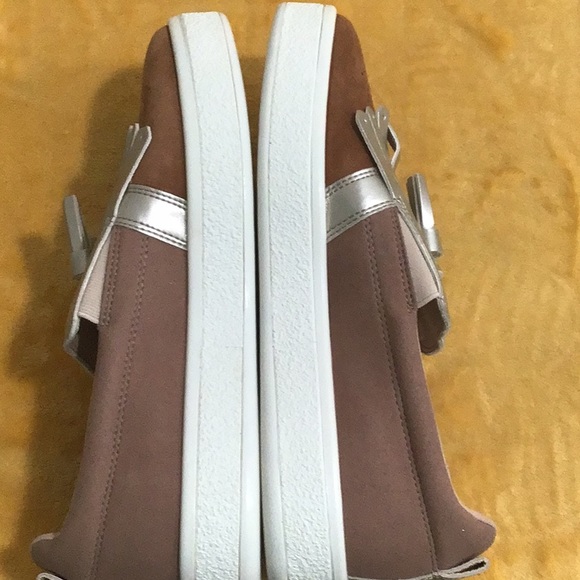 NWOT GEOX Respira Suede Italian Patent Fringe & Tassel Loafer Sneakers - Picture 11 of 12